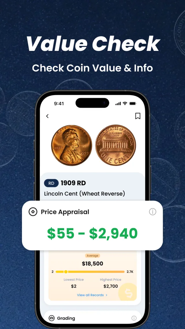 Coin Value Checker - Screen 2