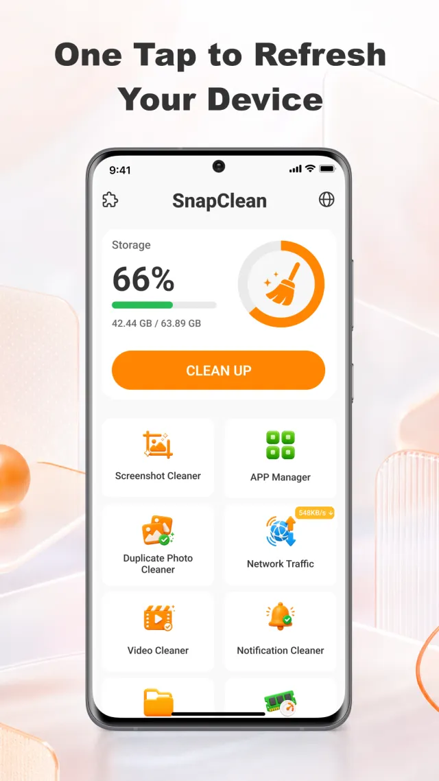 SnapClean - Junk & Cache - Screen 1