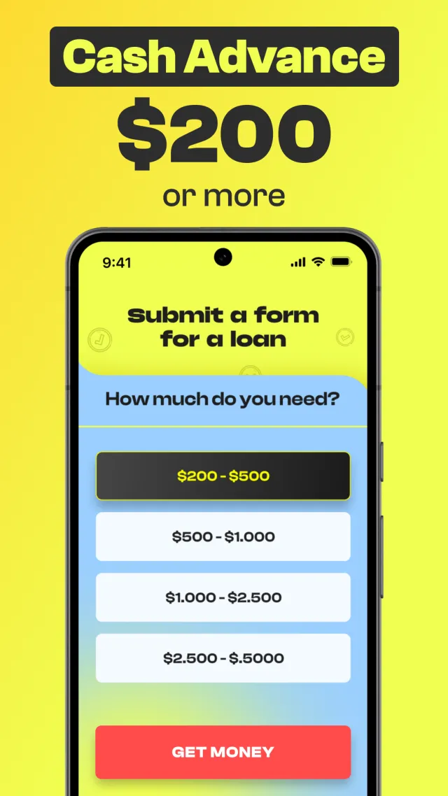 Cash Advance - No credit Check - Screen 1