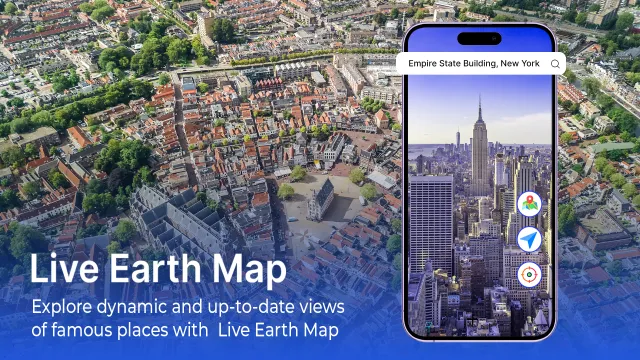 Earth Map Satellite: View - Screen 1