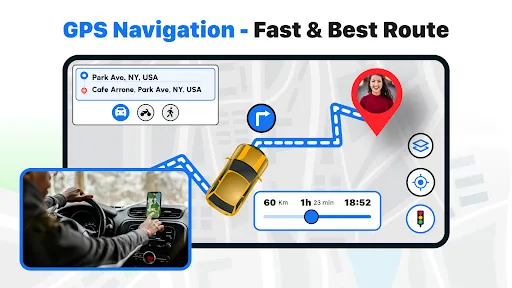 GPS Maps Navigation Directions - Screen 1