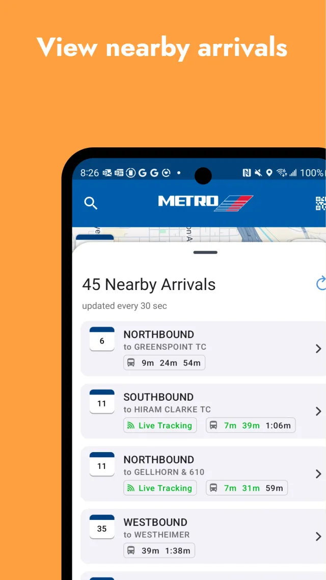 RideMETRO - Screen 3