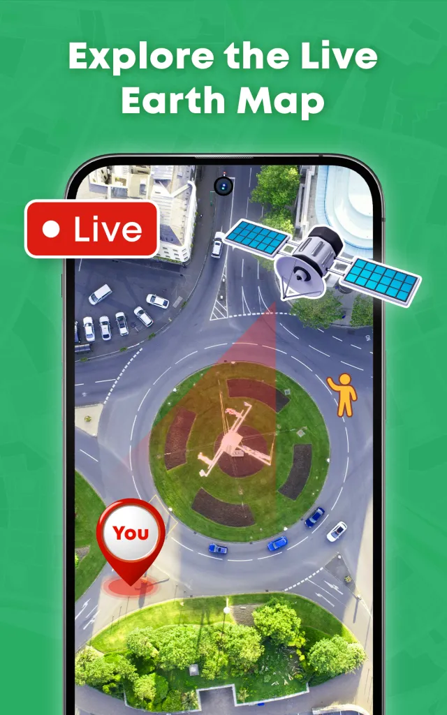 Earth Map: Live Satellite View - Screen 1