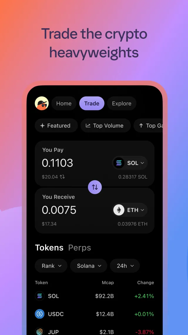 Phantom: Trading Wallet - Screen 3