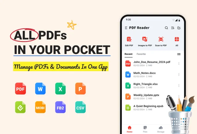 PDF Reader - Reader & Editor - Screen 1