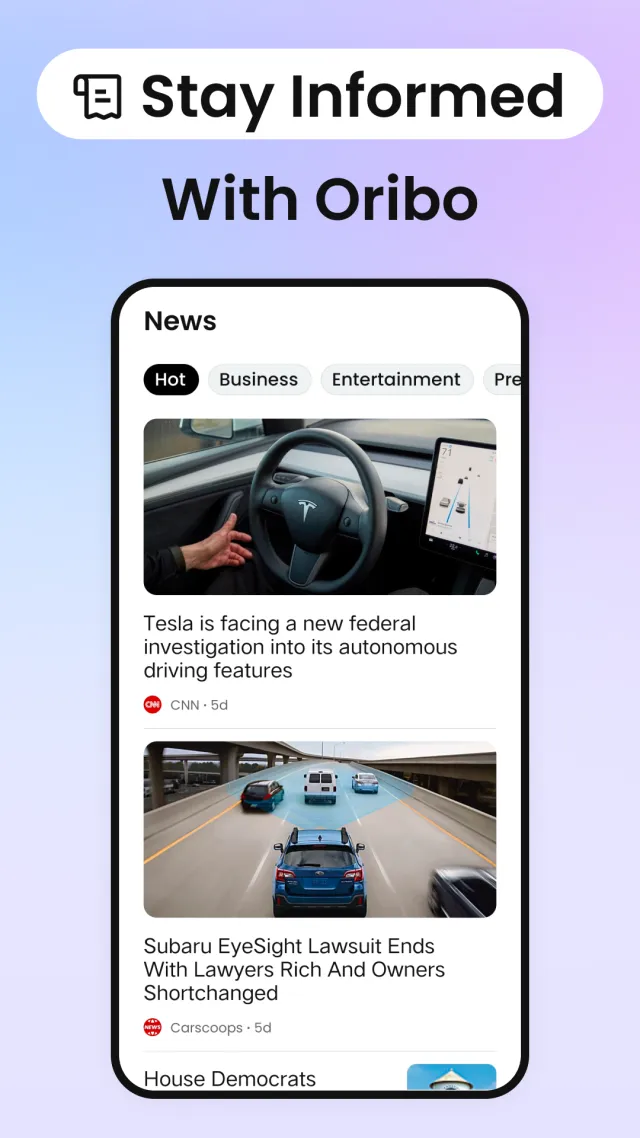 Oribo: Bright & Easy Browser - Screen 2