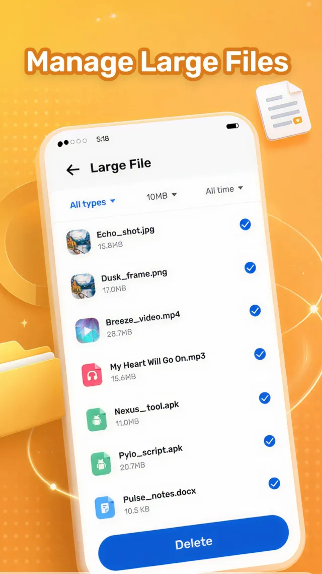OneCleaner - Screen 1