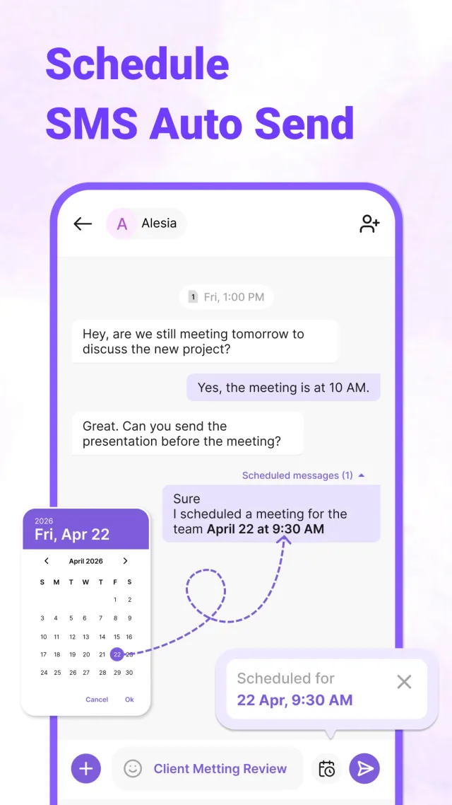 Messages: Text SMS Home - Screen 5