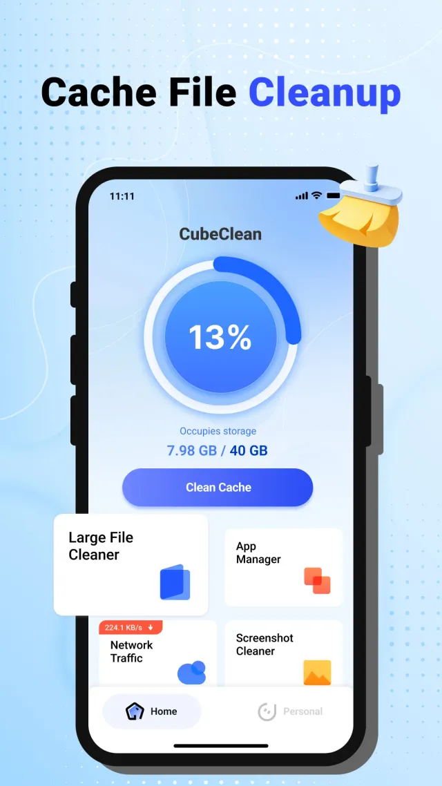 CubeClean: Quick Clean - Screen 1