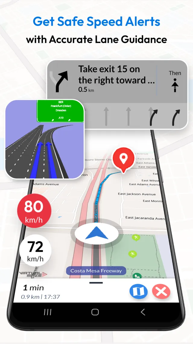 Offline Map Navigation - Screen 1