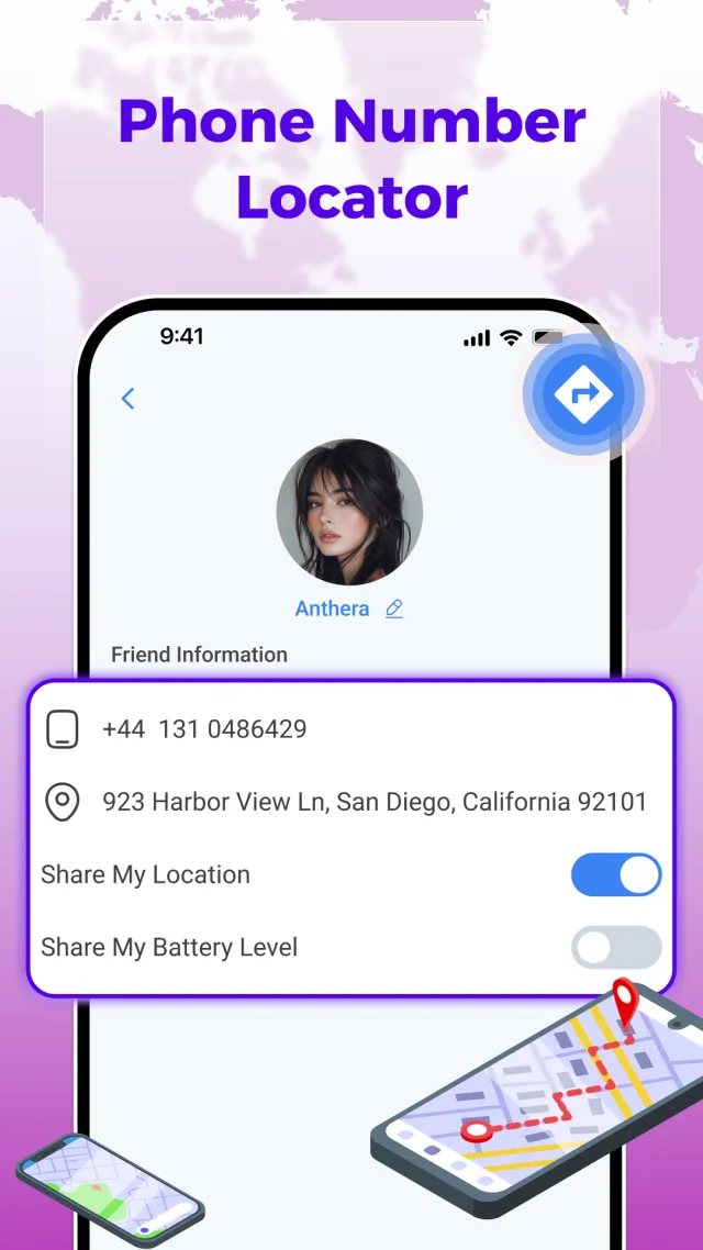 GPS Tracking - Number Locator - Screen 2