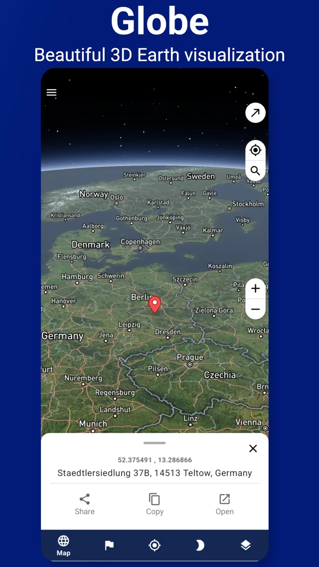 3D Earth Map - Satellite View - Screen 6
