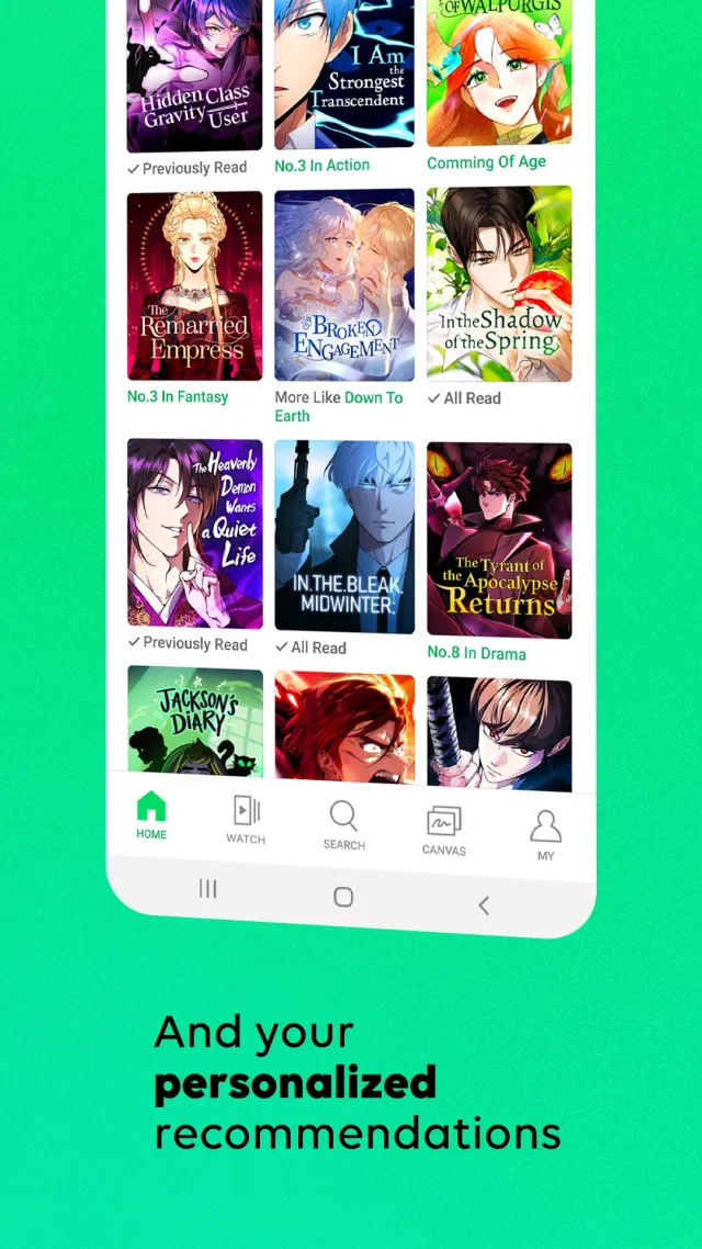 WEBTOON: Manga, Comics, Manhwa - Screen 6