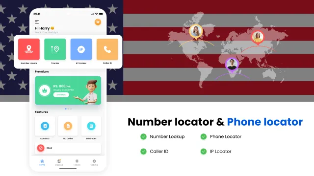 Number Locator- Call Location - Screen 1