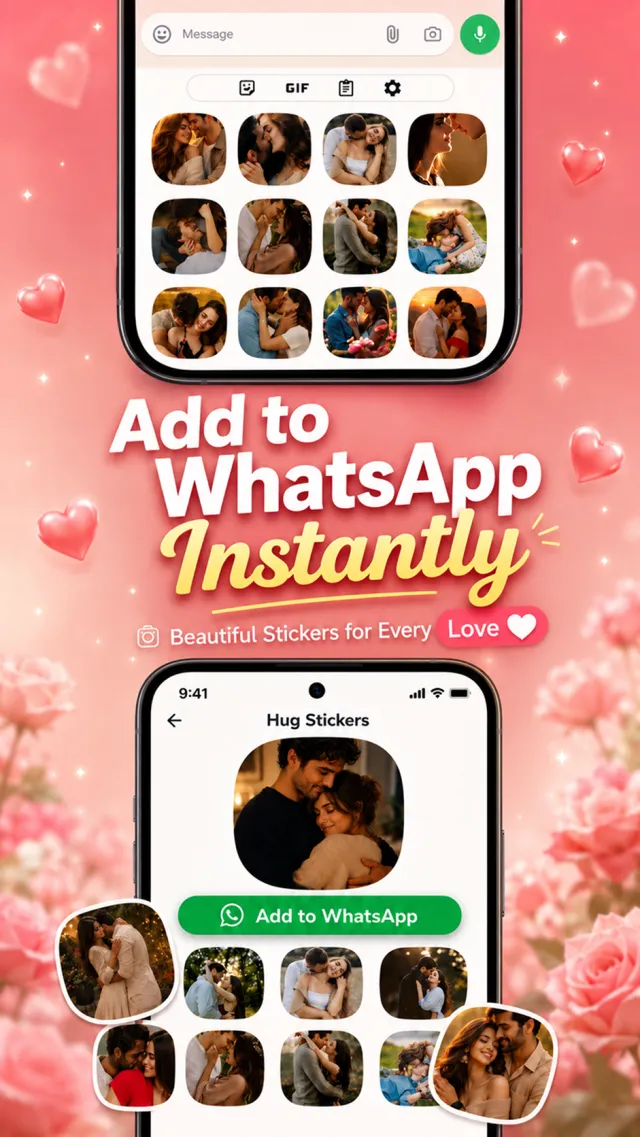 Romantic Stickers - Love Emoji - Screen 5