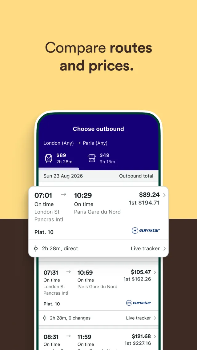 Trainline: Train travel Europe - Screen 4