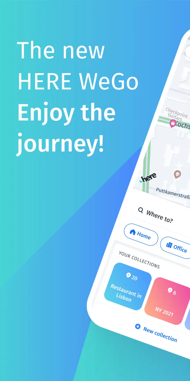 HERE WeGo: Maps & Navigation - Screen 1