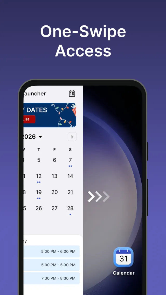 2026 Calendar Launcher - Screen 7