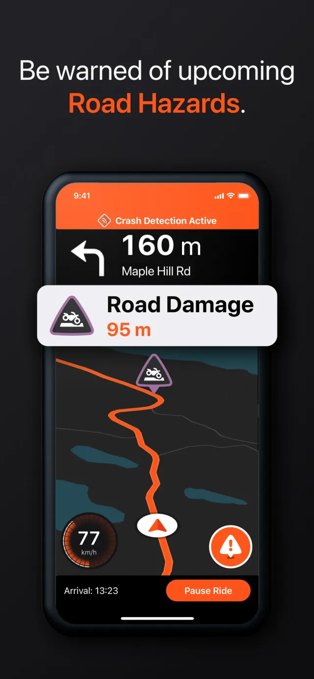 Detecht - Motorcycle App & GPS - Screen 4