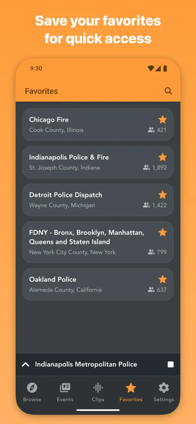 Scanner Radio - Police Scanner - Screen 6