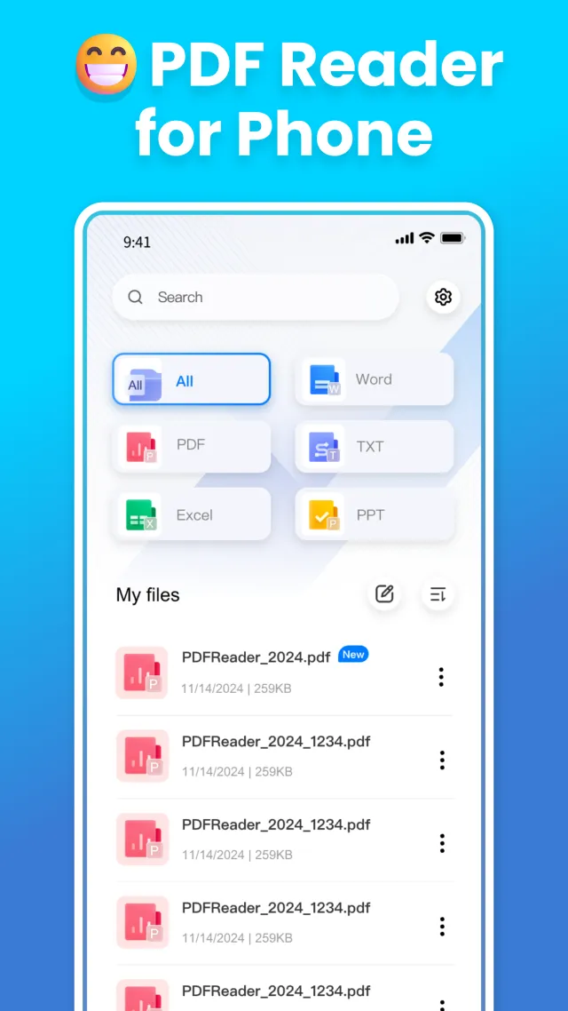 PDF Reader-All Document Viewer - Screen 1