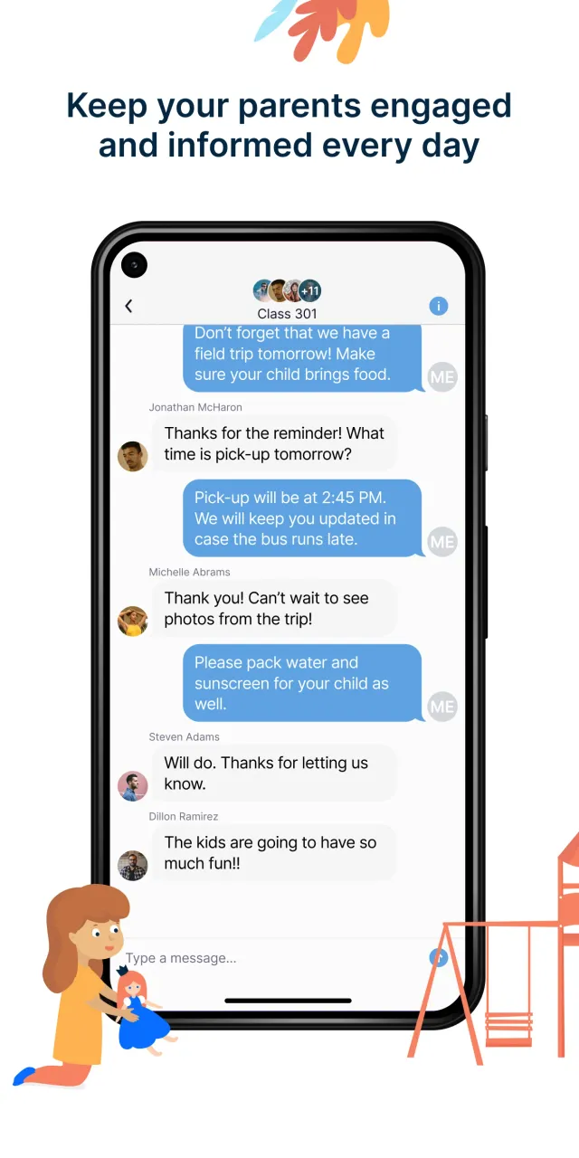 Playground: Child Care App - Screen 3