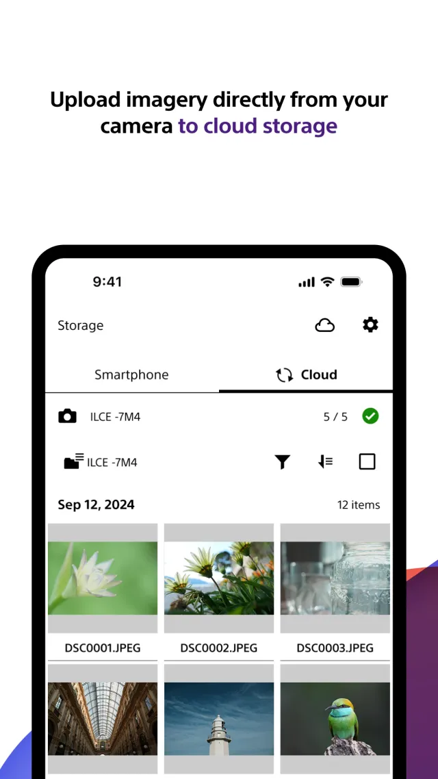 Sony | Creators' App - Screen 3