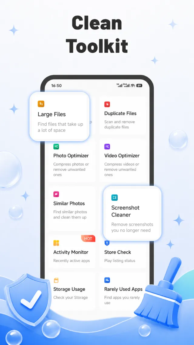 CleanHub - Cleaner & Tools - Screen 1