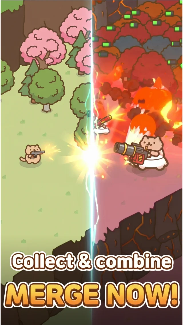 Idle Cat Gunner: Shooter RPG - Screen 2