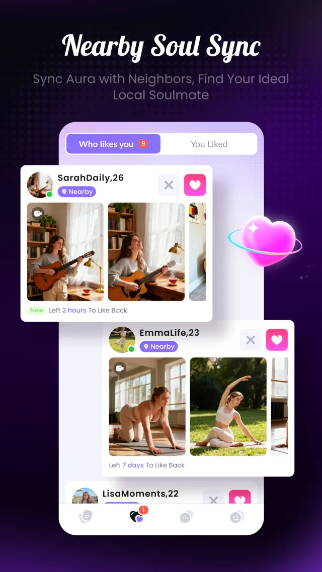 LocalSoul:Chat&Date - Screen 2