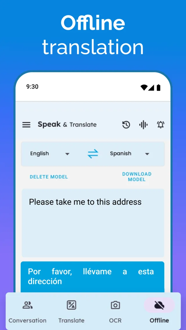 Speak and Translate Languages - Screen 3