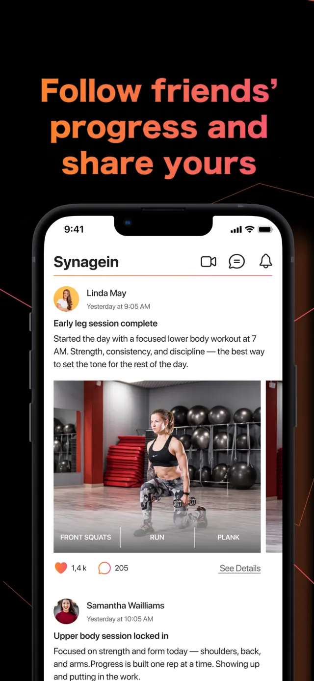 Synagein: Live Social Fitness - Screen 4