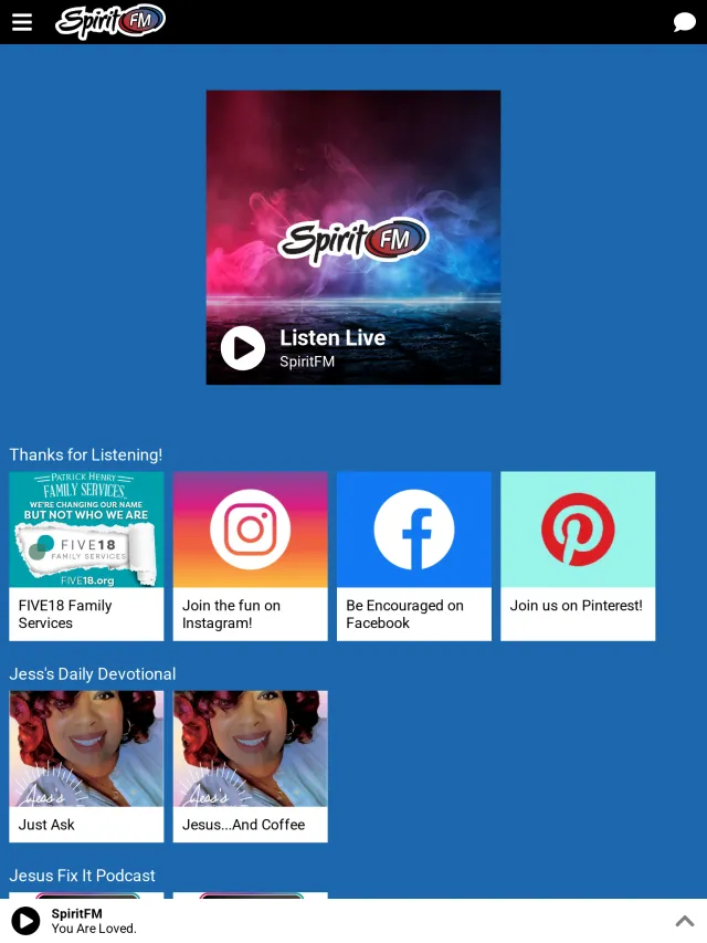 Spirit FM - Screen 5