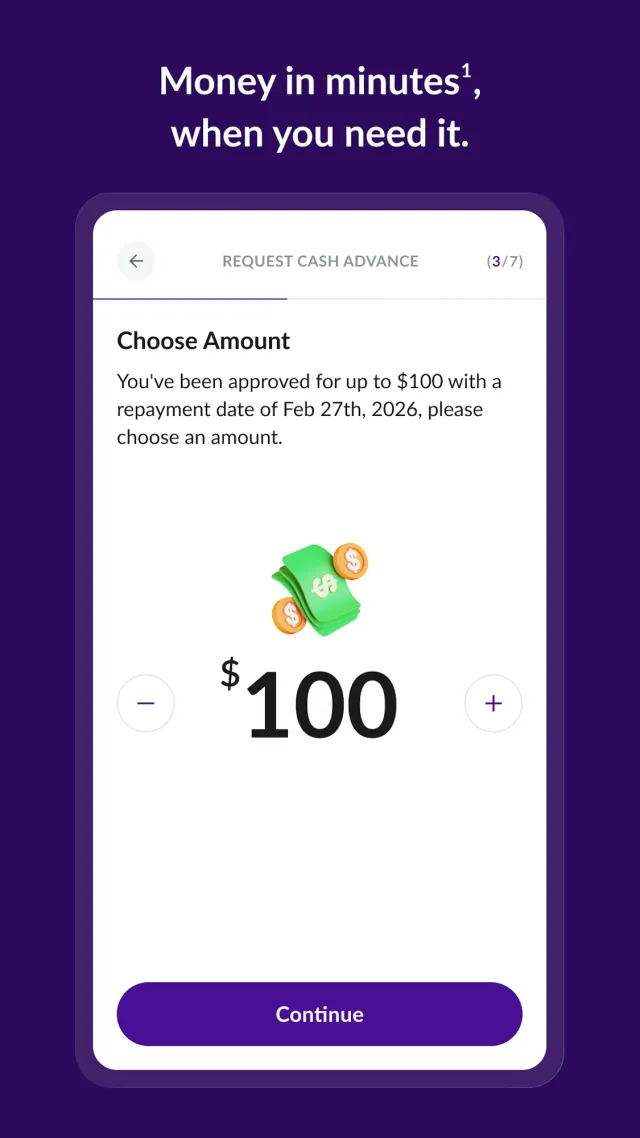 Money App - Cash Advance - Screen 2