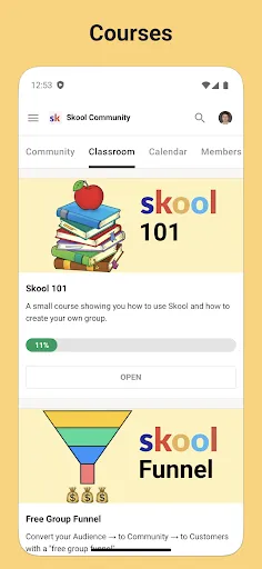 Skool - Screen 2