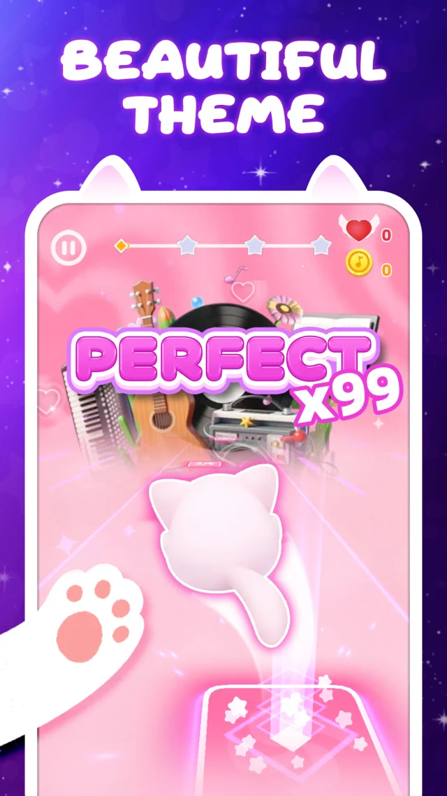 Cat Beats - Tiles Music Games - Screen 2