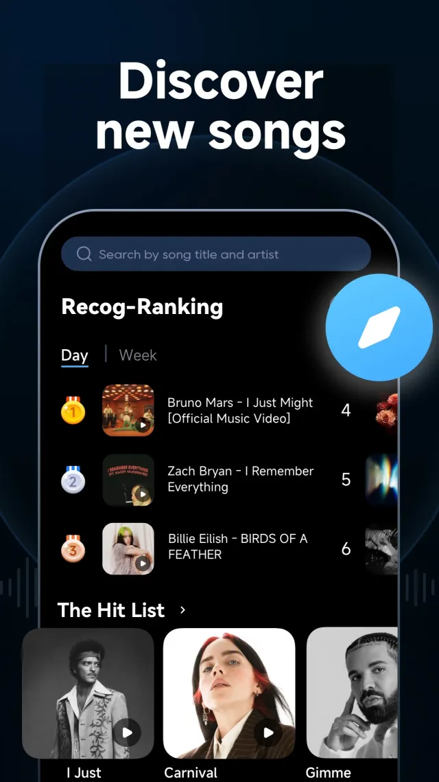 Music Recognition - Find Songs - Screen 2
