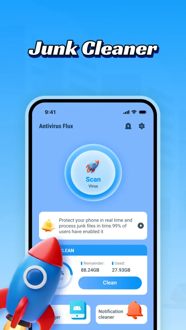 Antivirus Flux - Screen 1