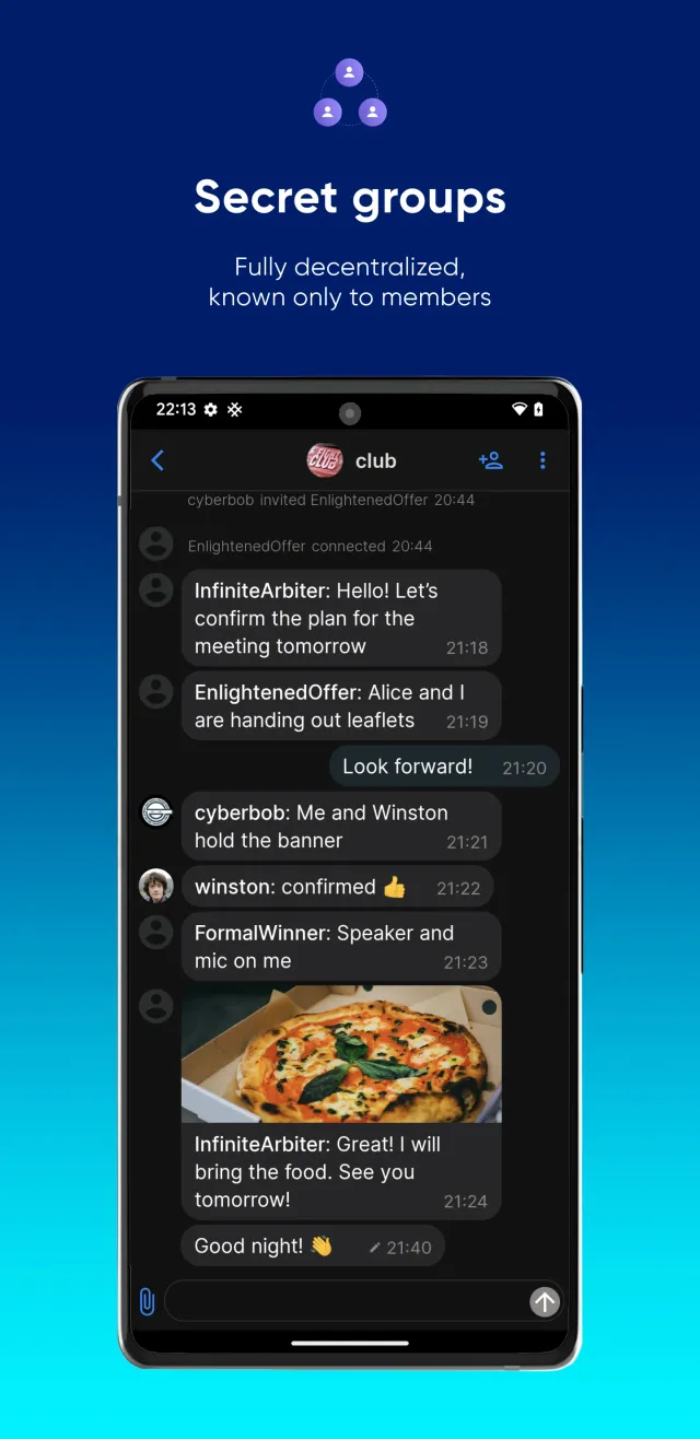 SimpleX Chat - Screen 4
