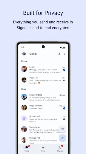 Signal Private Messenger - Screen 1