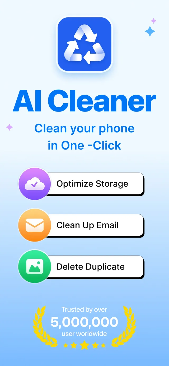 AI Cleaner: Clean up Storage - Screen 1