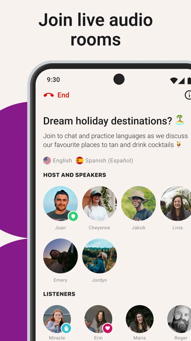 Tandem: Language exchange - Screen 4