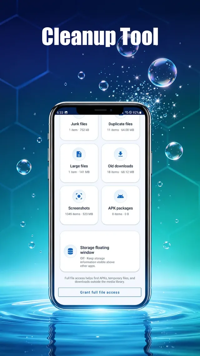 Storage Cleanup Tool - Screen 2