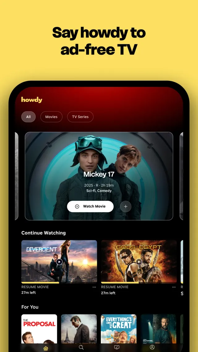 Howdy: Streaming Movies & TV - Screen 7