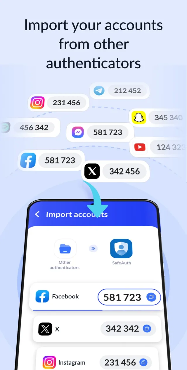 Authenticator App - SafeAuth - Screen 3