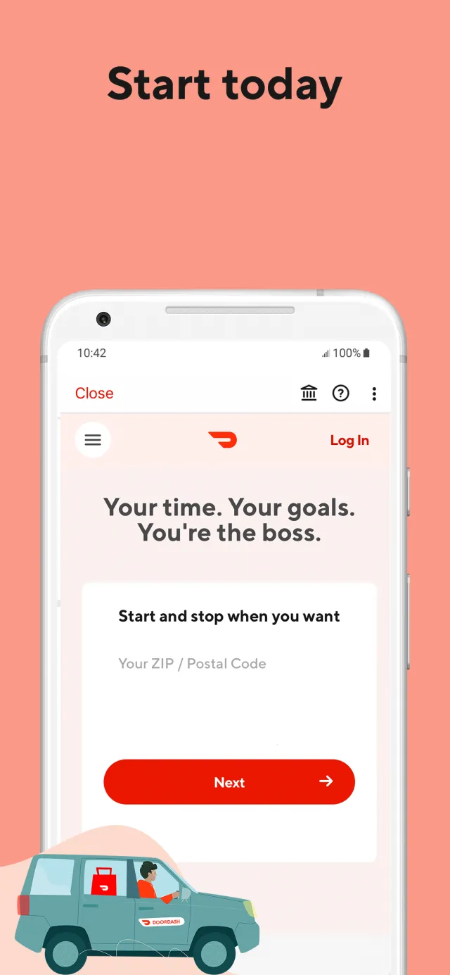 DoorDash - Dasher - Screen 3