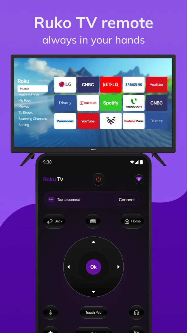 Roku Tv Remote Control - Screen 1