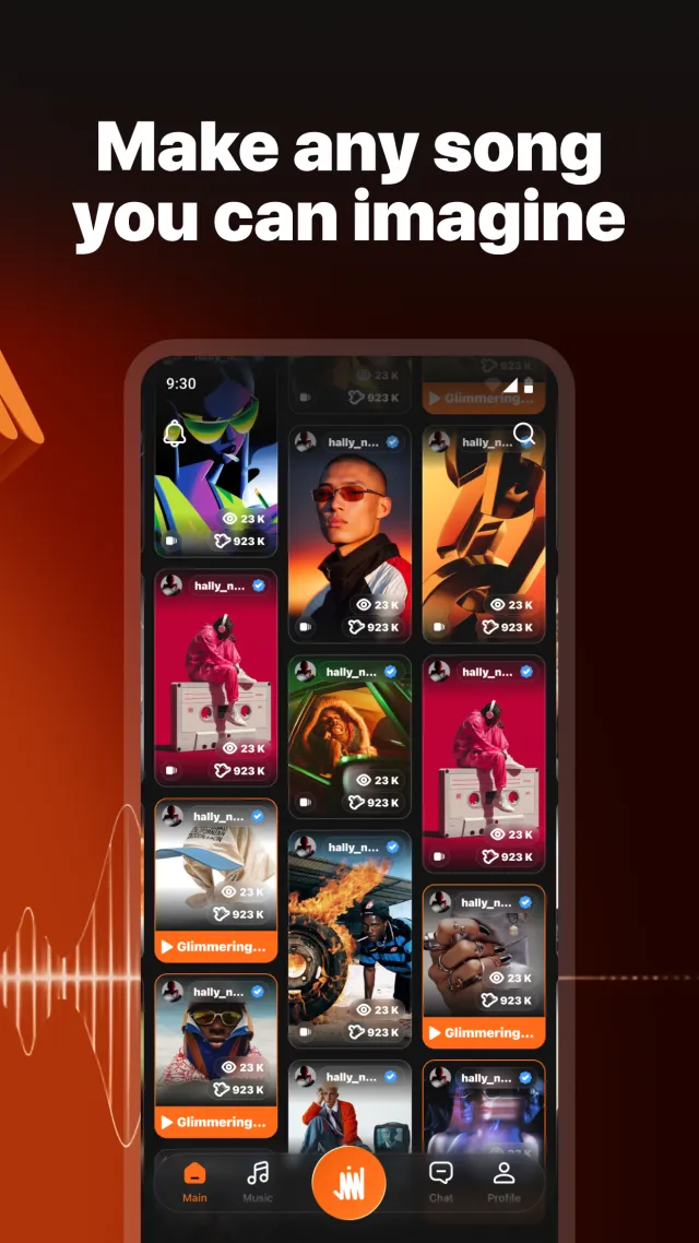 JGGL: AI Social Network - Screen 2