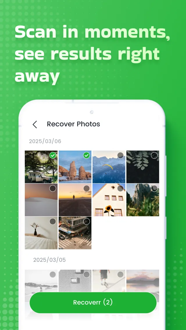 All Recovery - Screen 2