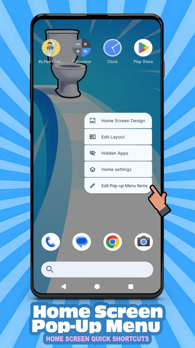 It's Pee Time Home Screen - Screen 4